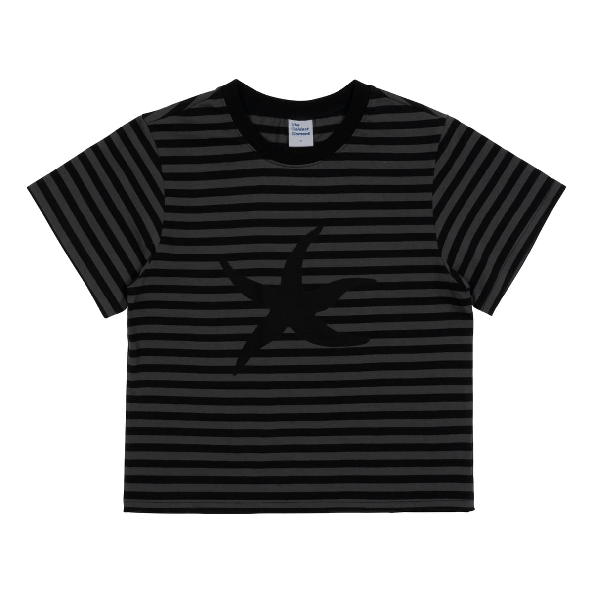 TCM STARFISH STRIPE TEE (BLACK)