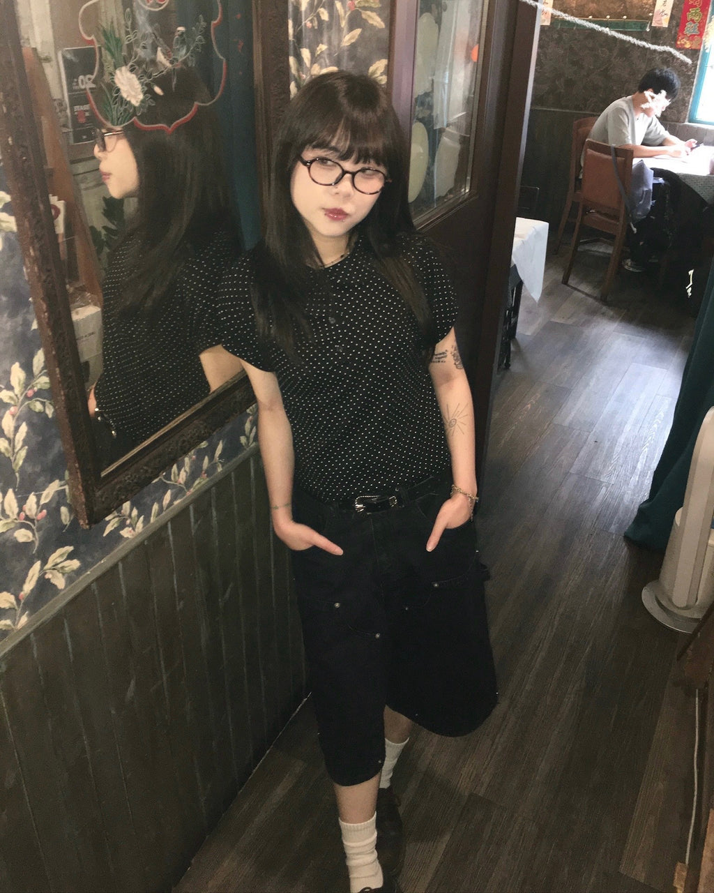 double knee bermuda pants (women wear)