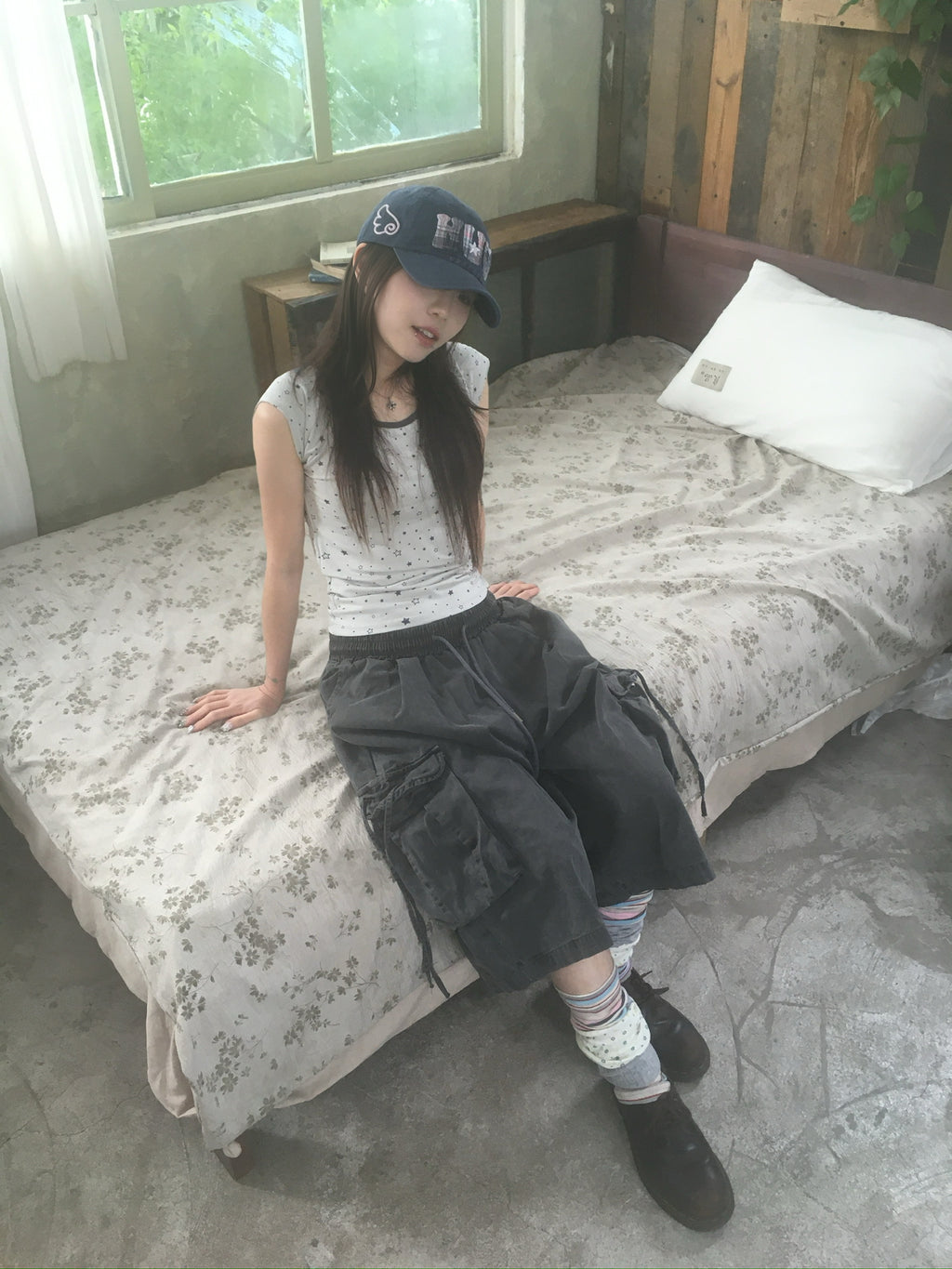 star dot tee (oatmeal)