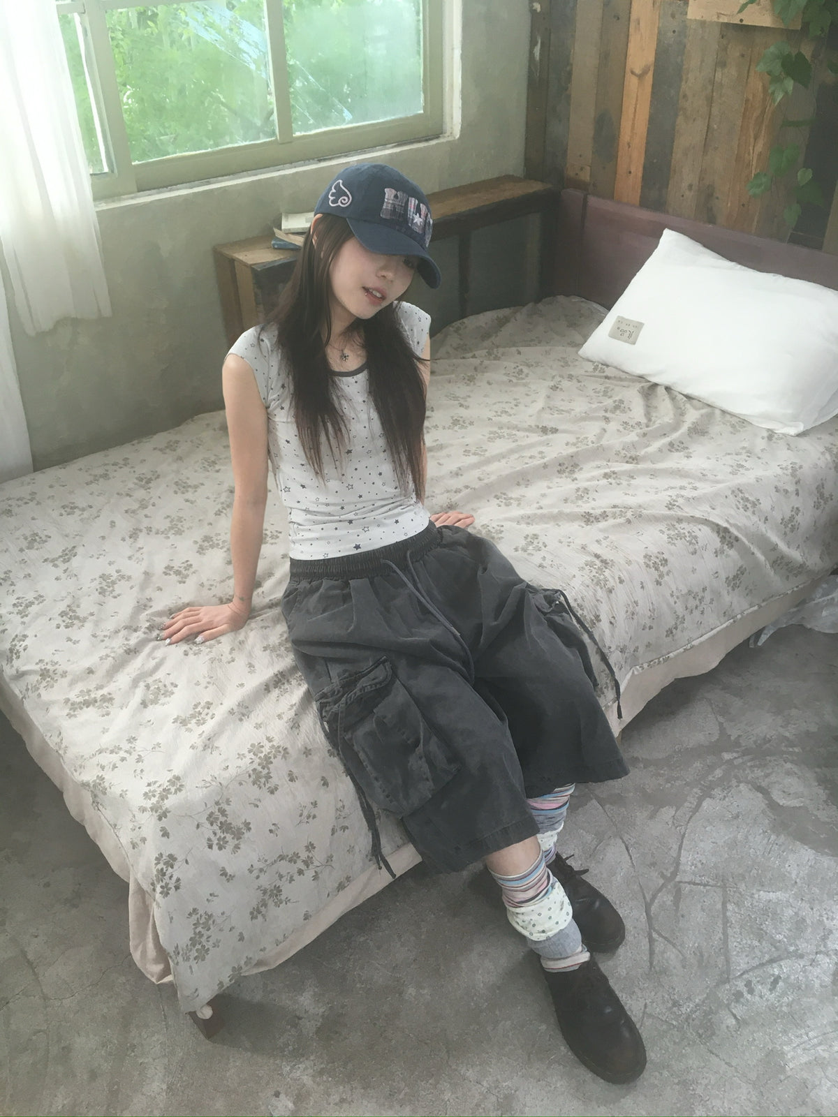 star dot tee (oatmeal)