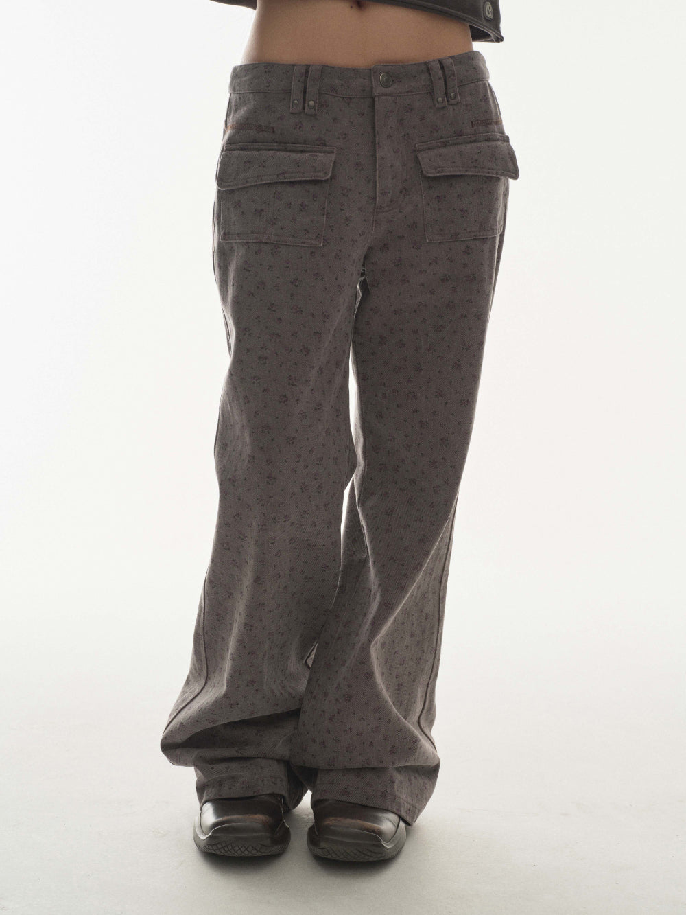 ✪【𝘱𝘳𝘦-𝘰𝘳𝘥𝘦𝘳】coyseio flower pattern pants (2 color)