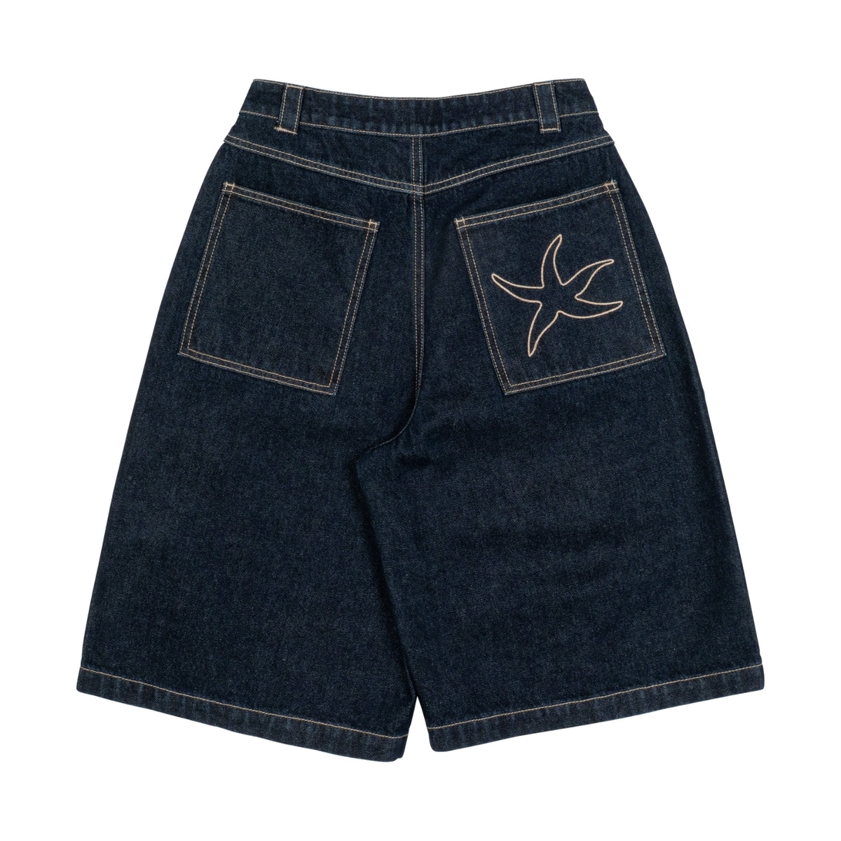TCM STARFISH DENIM HALF PANTS (BLUE)