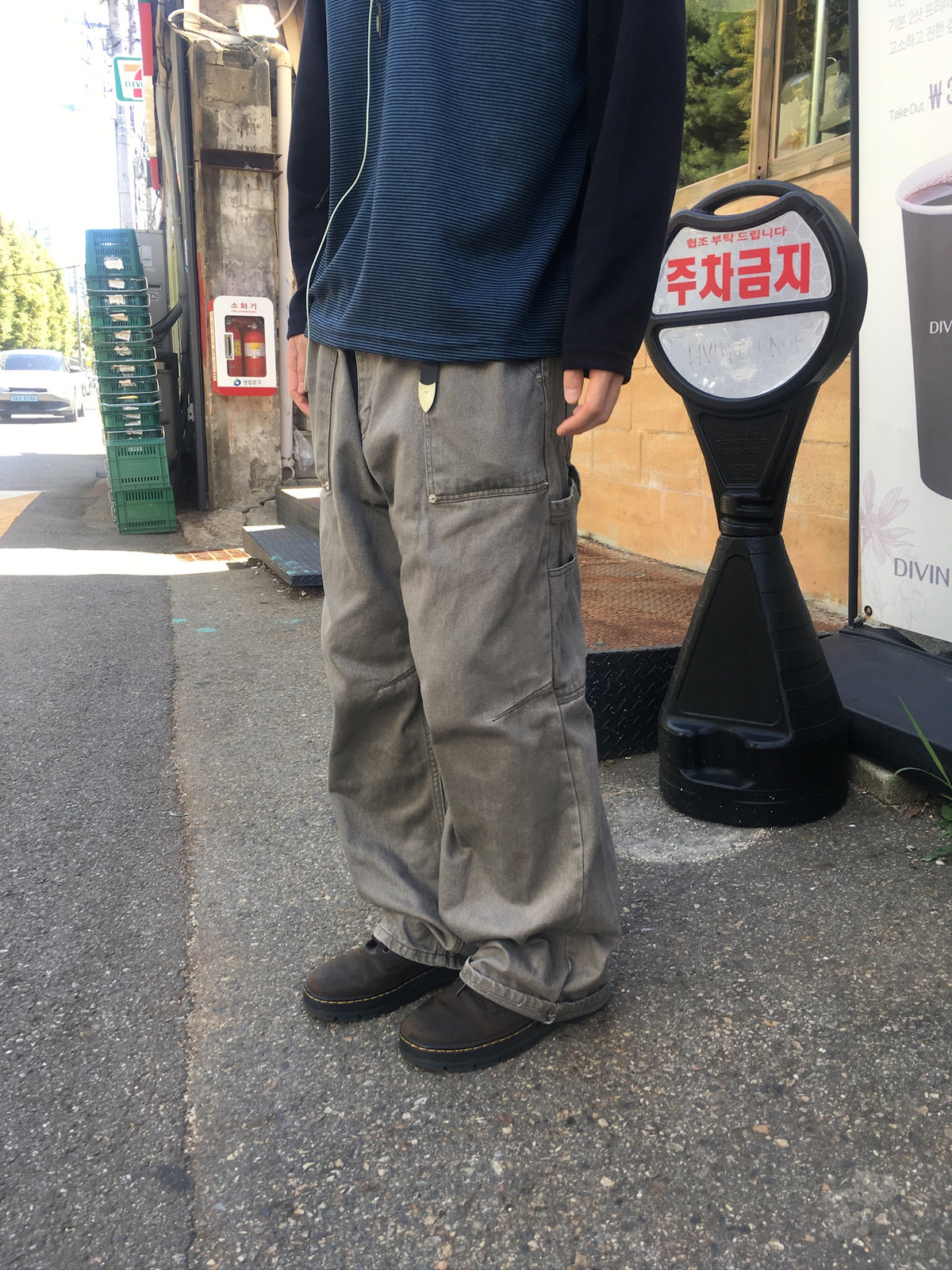 (★best) fatigue washed pants (brown)