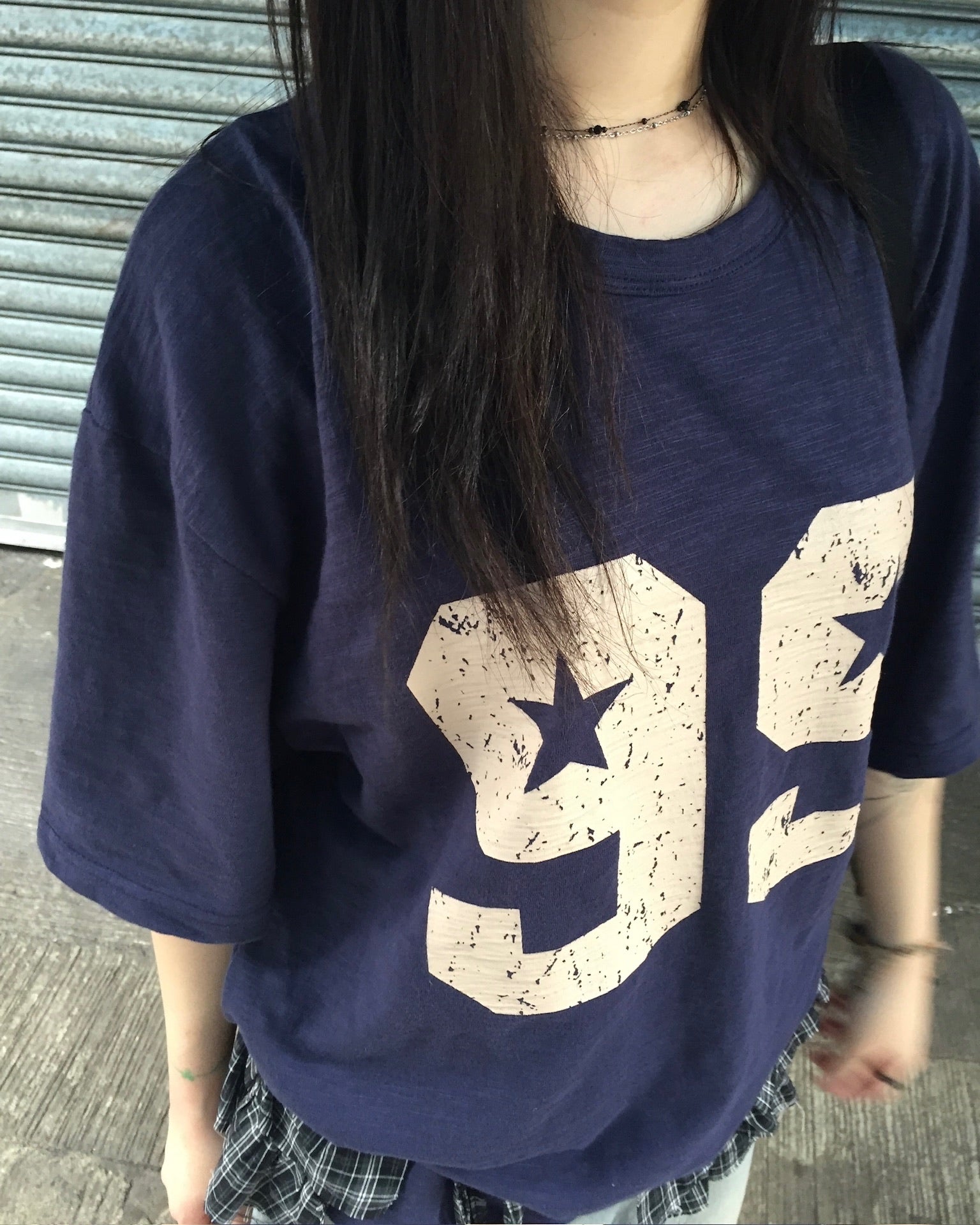 99 painted tee (navy)