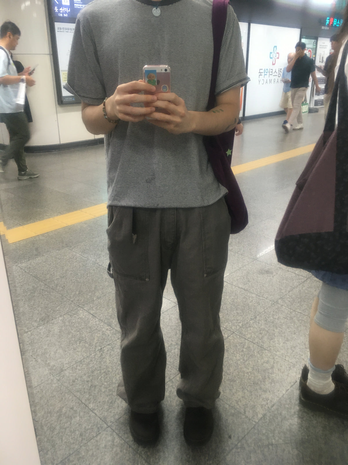 (★best) fatigue washed pants (brown)