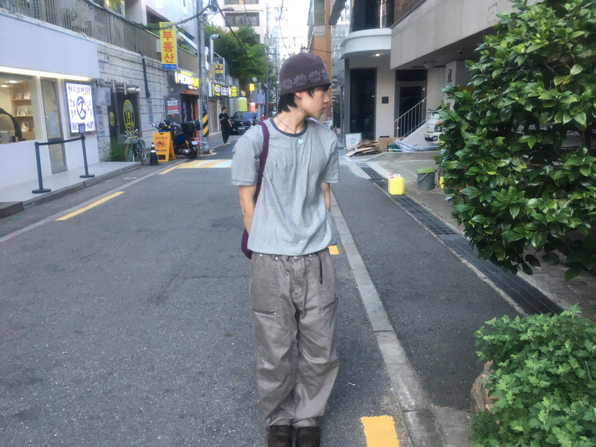 (★best) fatigue washed pants (brown)