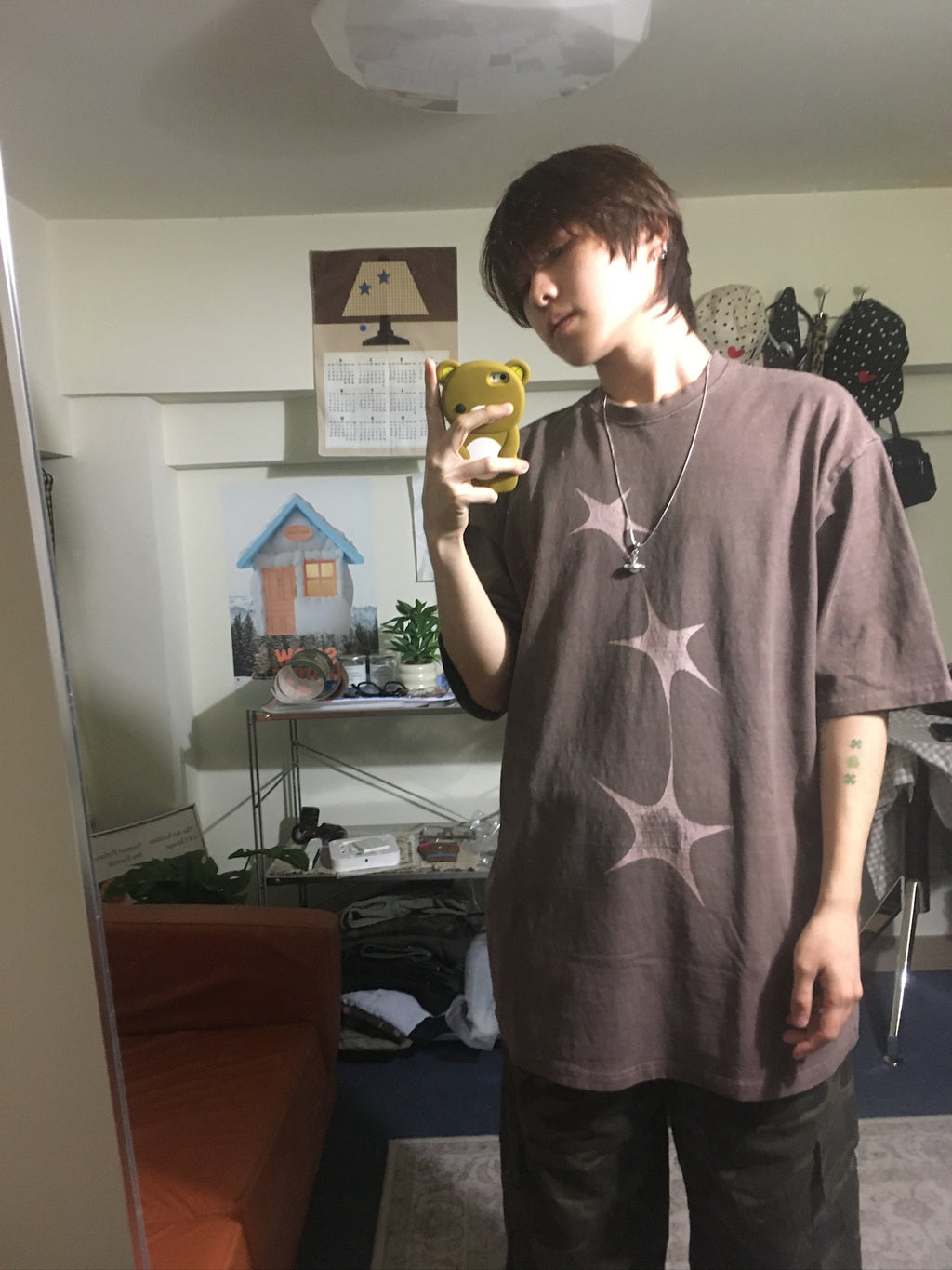 (in stock) triple star tee (2 color)