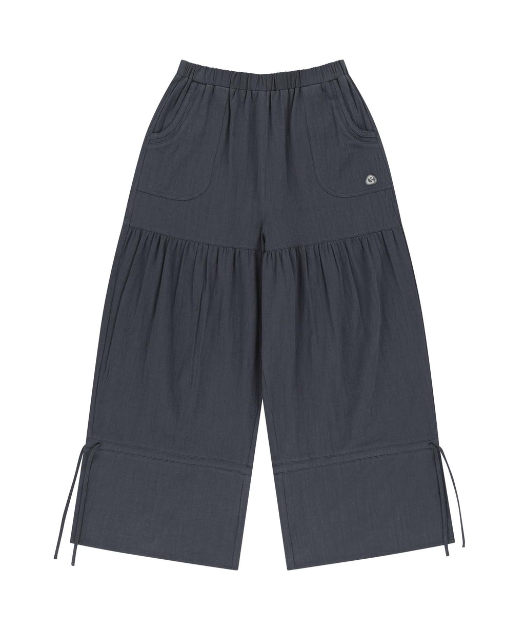 ✪【𝘱𝘳𝘦-𝘰𝘳𝘥𝘦𝘳】coyseio shirring rough pants (2 color)