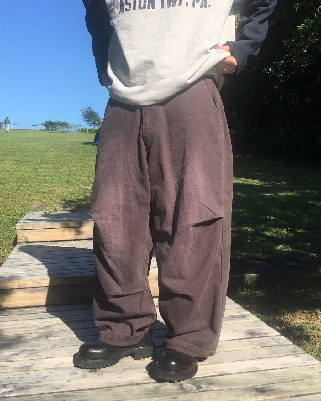 star rivet washed jeans (men)