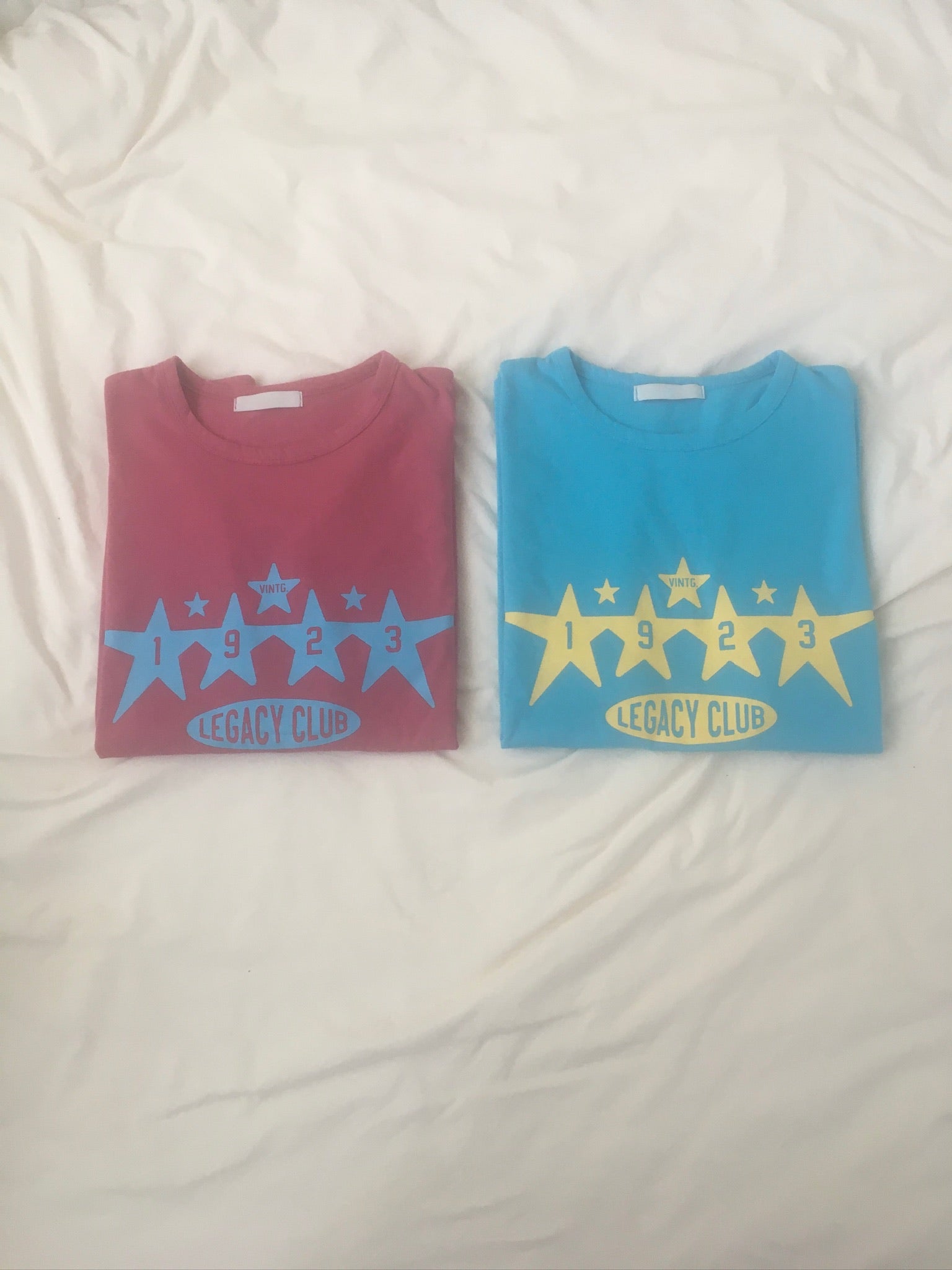 1923 star tee (raspberry)