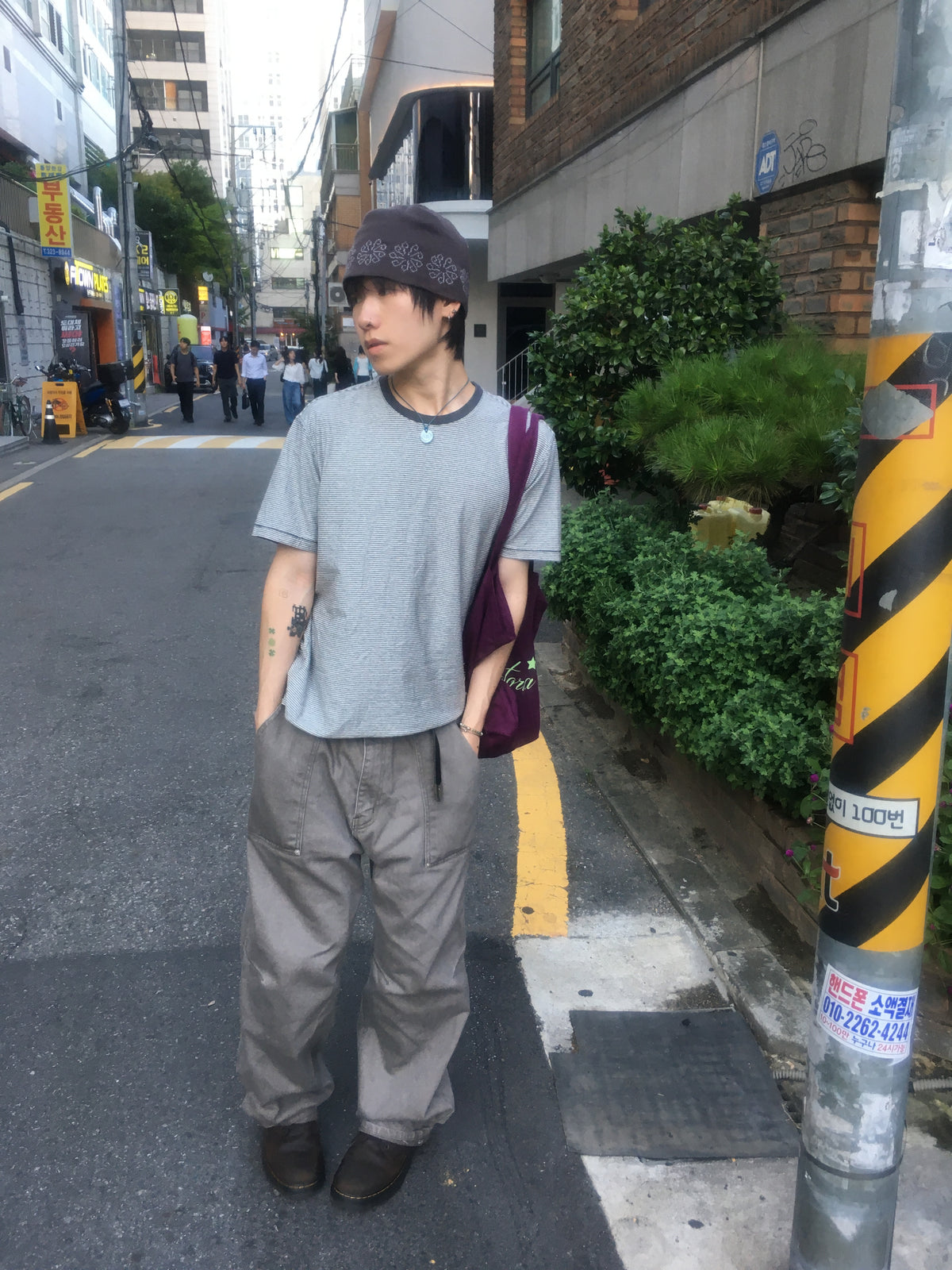 (★best) fatigue washed pants (brown)