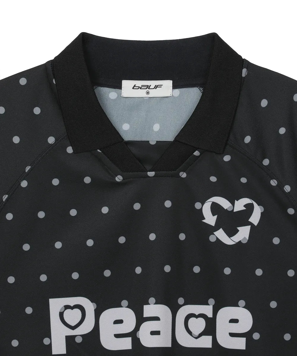 BAUF DOT JERSEY T-SHIRT (BLACK)
