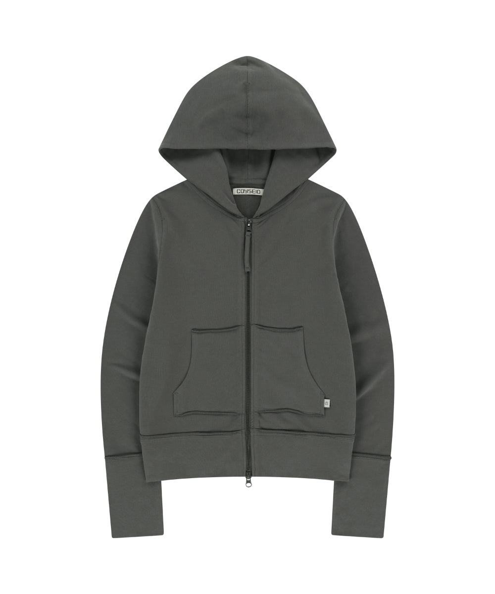 ✪【𝘱𝘳𝘦-𝘰𝘳𝘥𝘦𝘳】coyseio stitch hood zip-up (3 color)