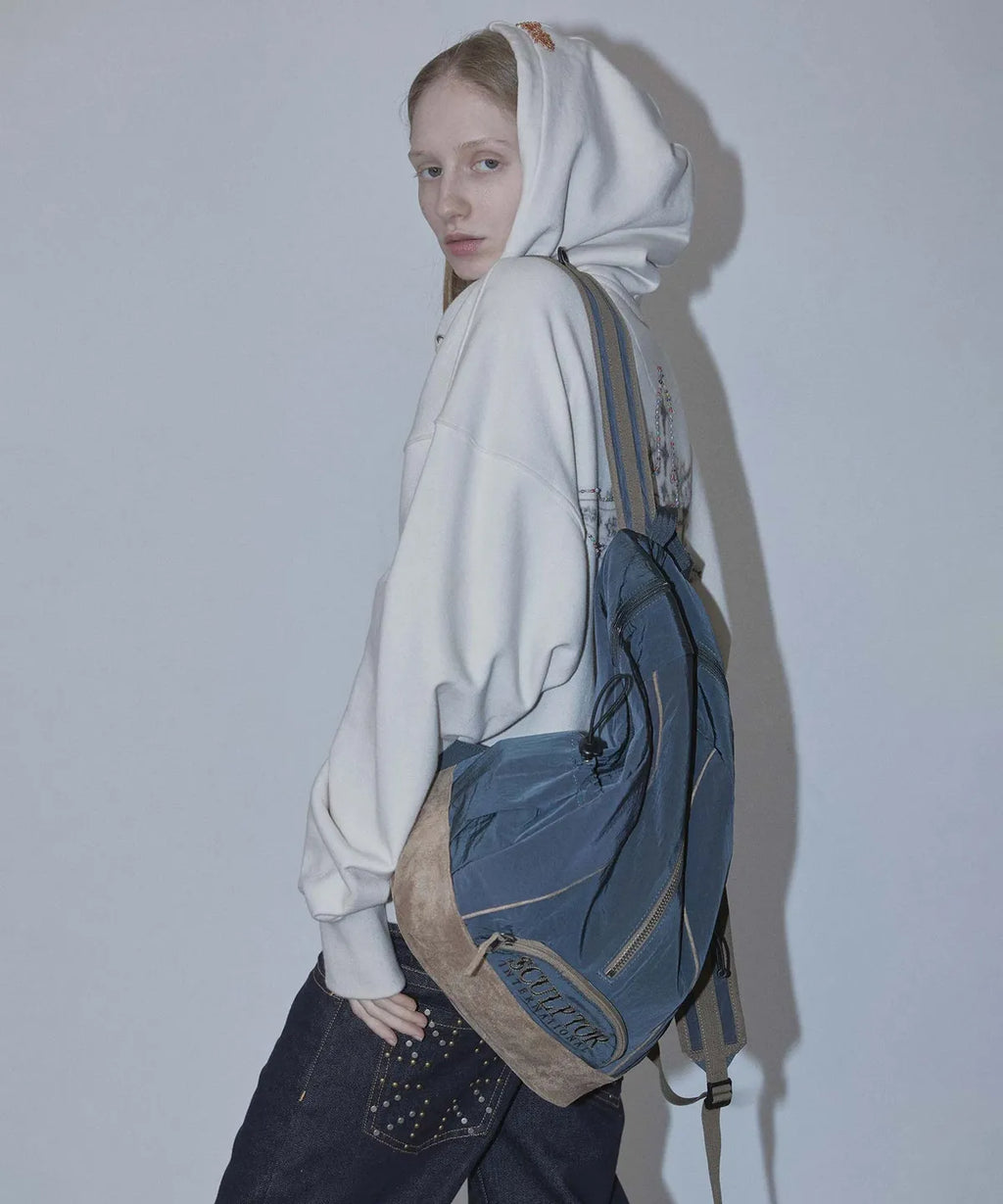【𝘱𝘳𝘦-𝘰𝘳𝘥𝘦𝘳】SCULPTOR Oldschool Slouchy Backpack Dusty Navy
