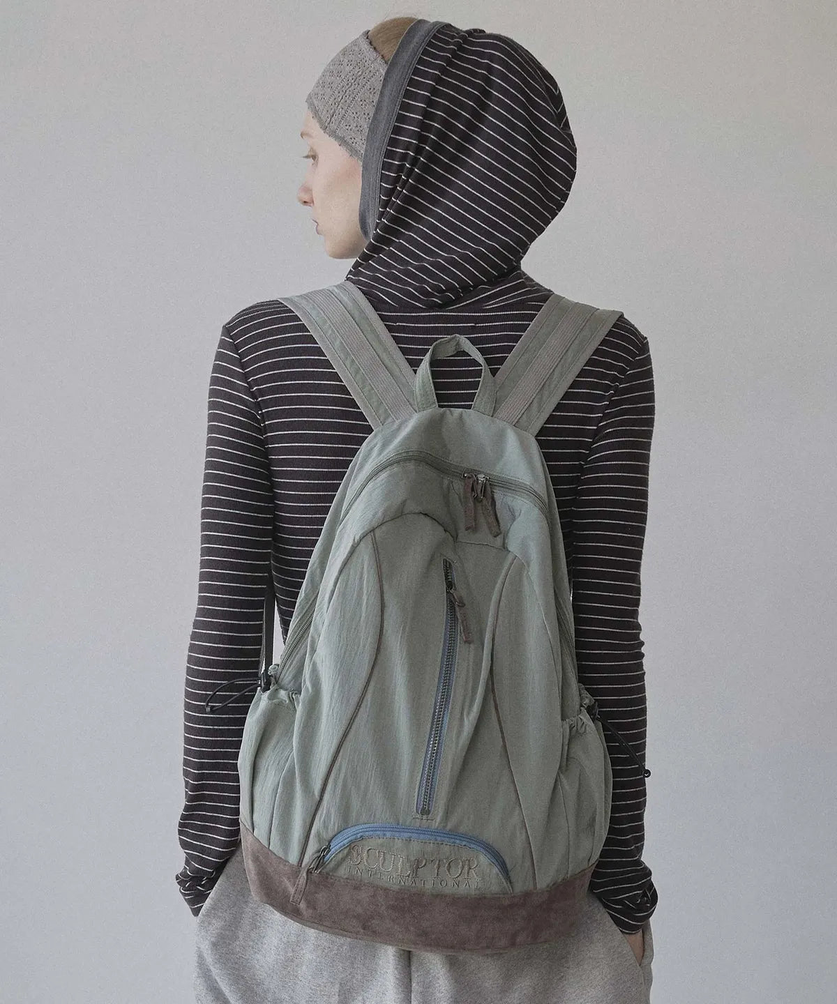 【𝘱𝘳𝘦-𝘰𝘳𝘥𝘦𝘳】SCULPTOR Oldschool Slouchy Backpack Sage