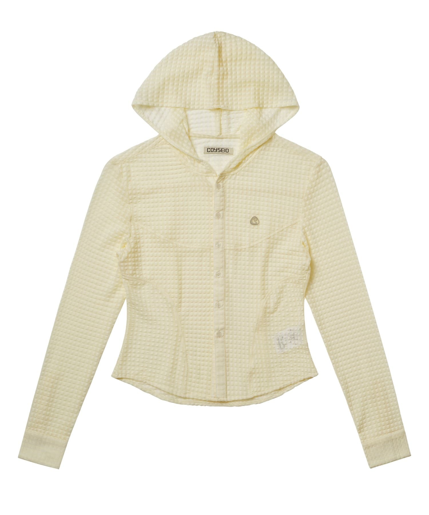✪【𝘱𝘳𝘦-𝘰𝘳𝘥𝘦𝘳】coyseio round hoodie shirts (yellow)