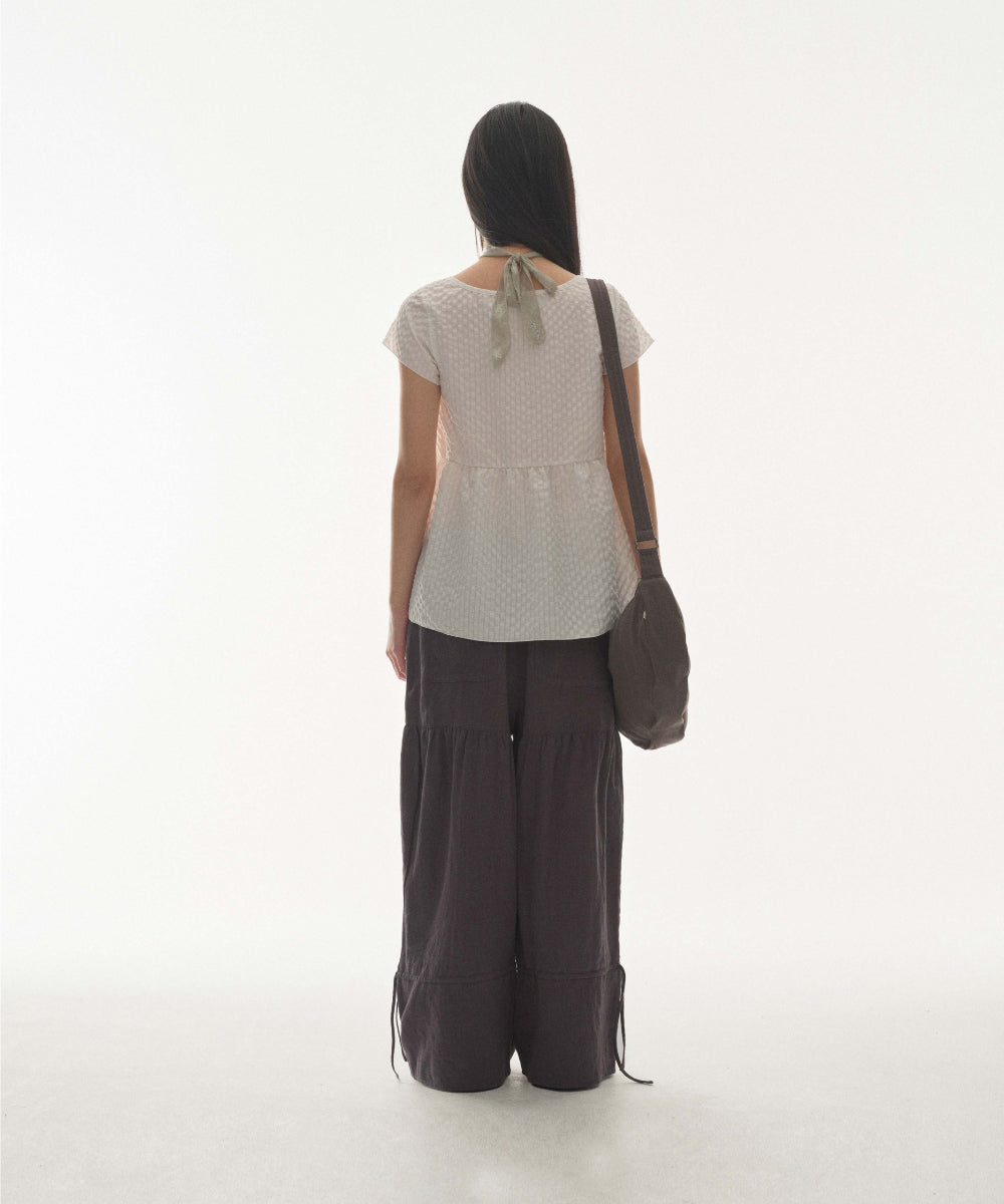 ✪【𝘱𝘳𝘦-𝘰𝘳𝘥𝘦𝘳】coyseio pintuck blouse (white)