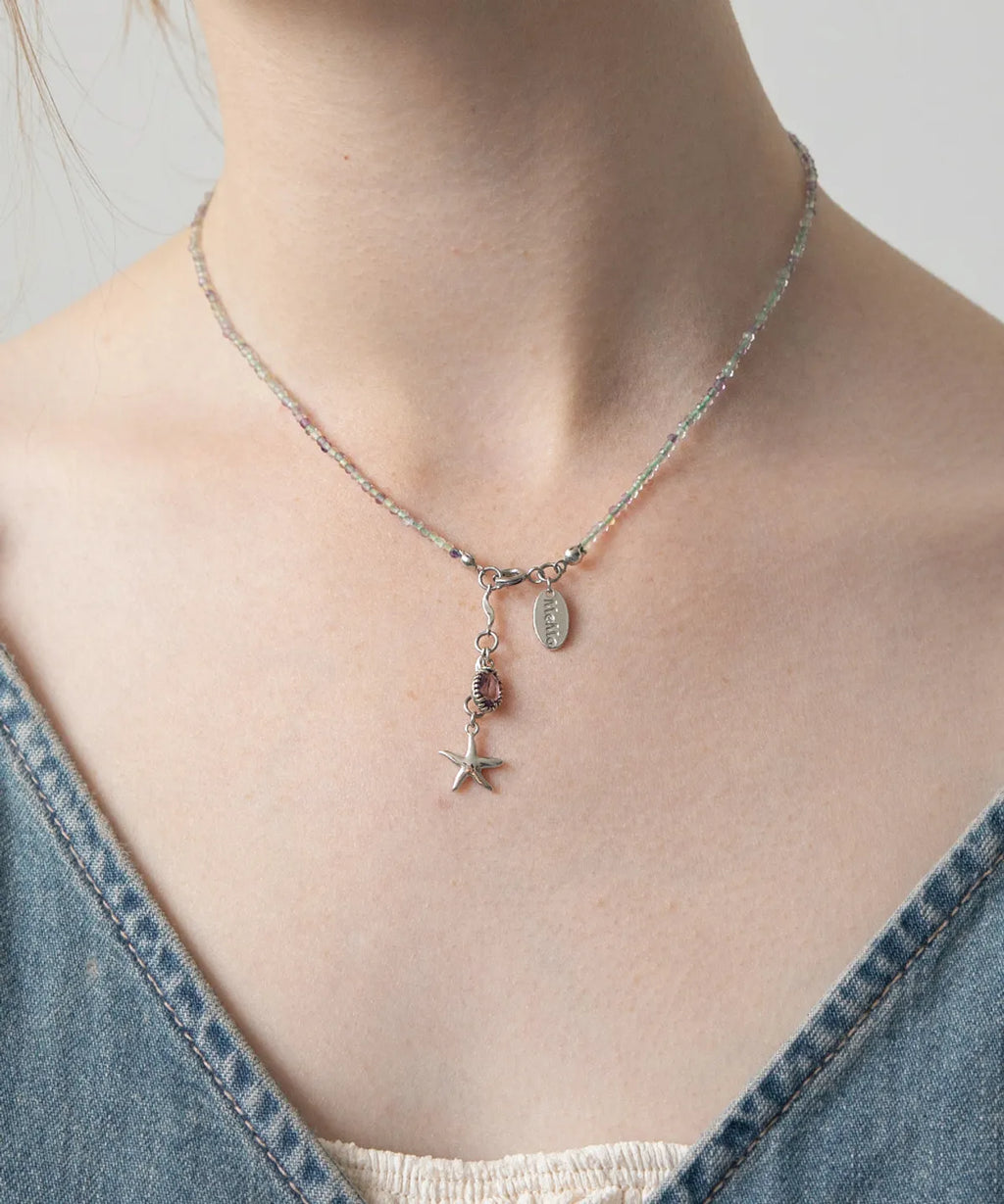 【𝘱𝘳𝘦-𝘰𝘳𝘥𝘦𝘳】MERRYMOTIVE Healing gemstone drop pendant necklace