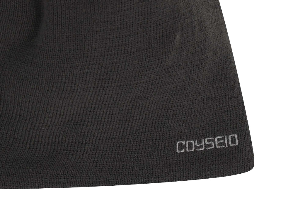 ✪【𝘱𝘳𝘦-𝘰𝘳𝘥𝘦𝘳】coyseio dual simple beanie (charcoal)