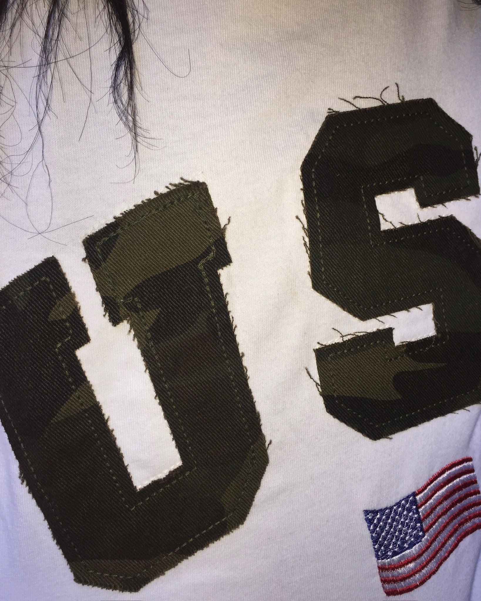 USA camo patch tee (white/camo)