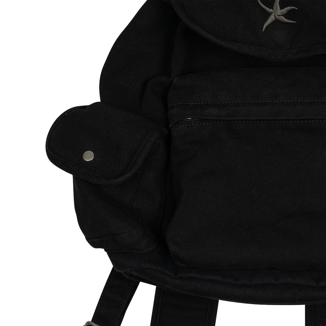 TCM STARFISH DENIM BACKPACK (BLACK)