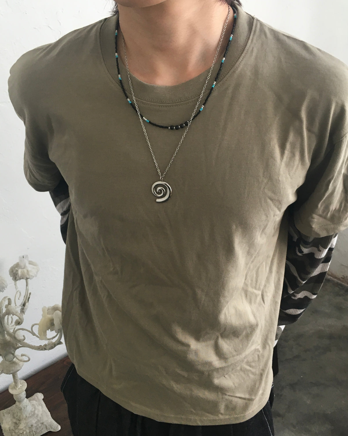 spiral necklace