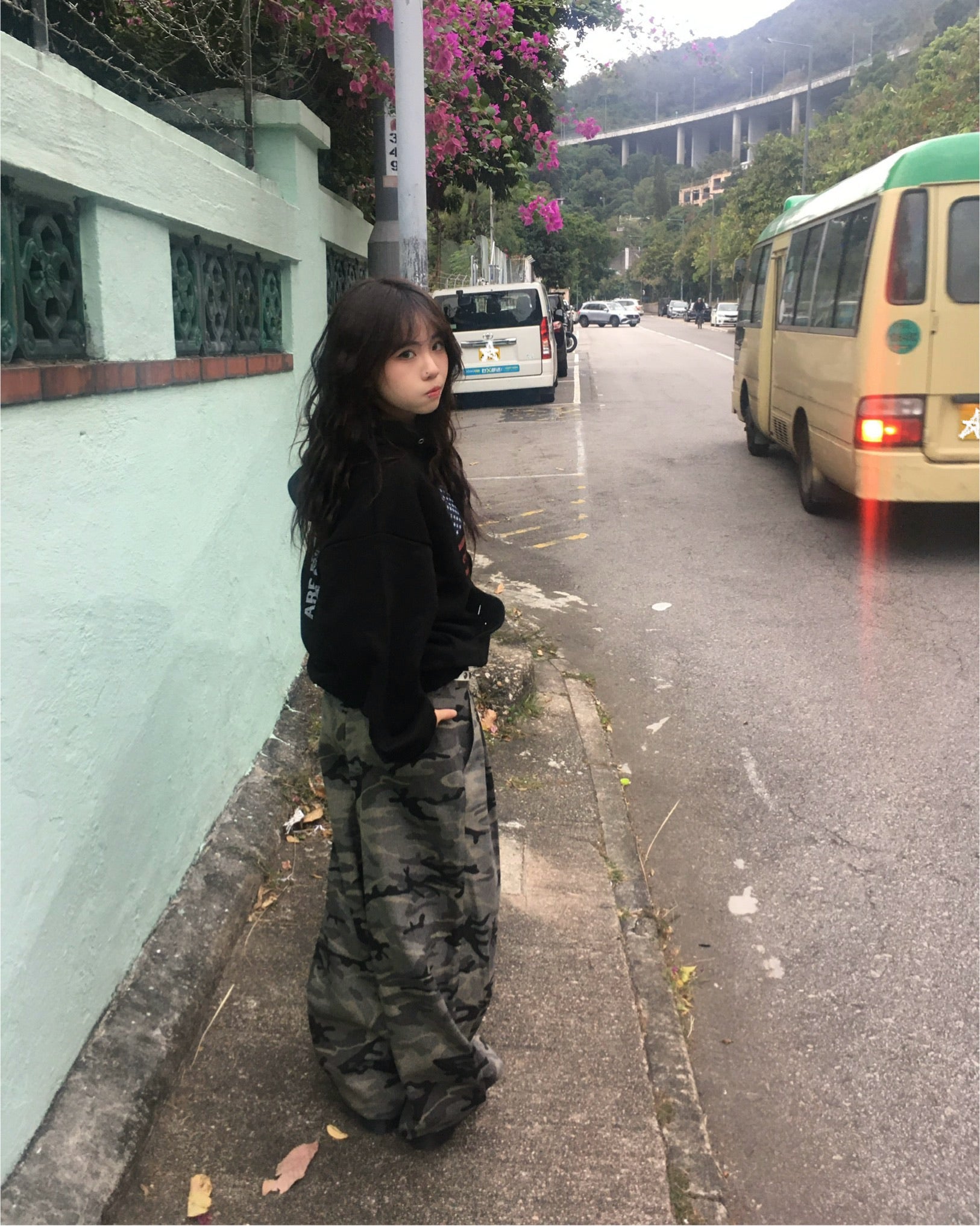 camo baggy pants (women wear)