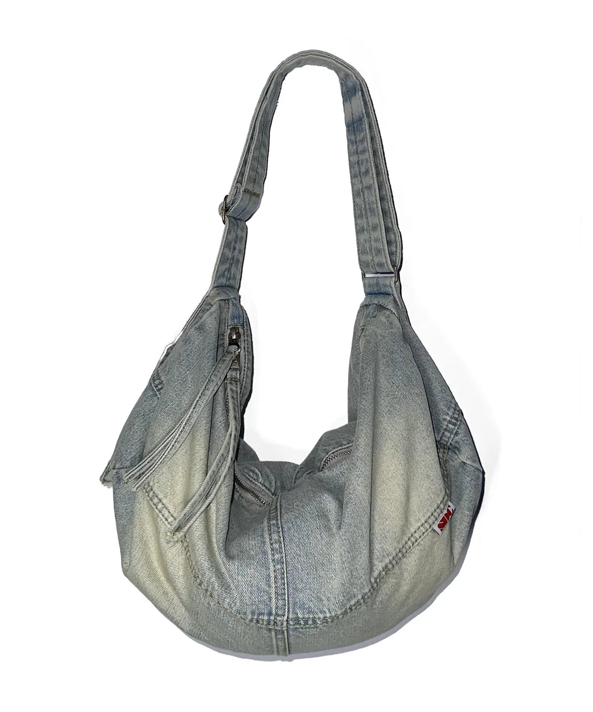 【𝘱𝘳𝘦-𝘰𝘳𝘥𝘦𝘳】SCULPTOR Washed Denim Duffle Bag Washed Blue