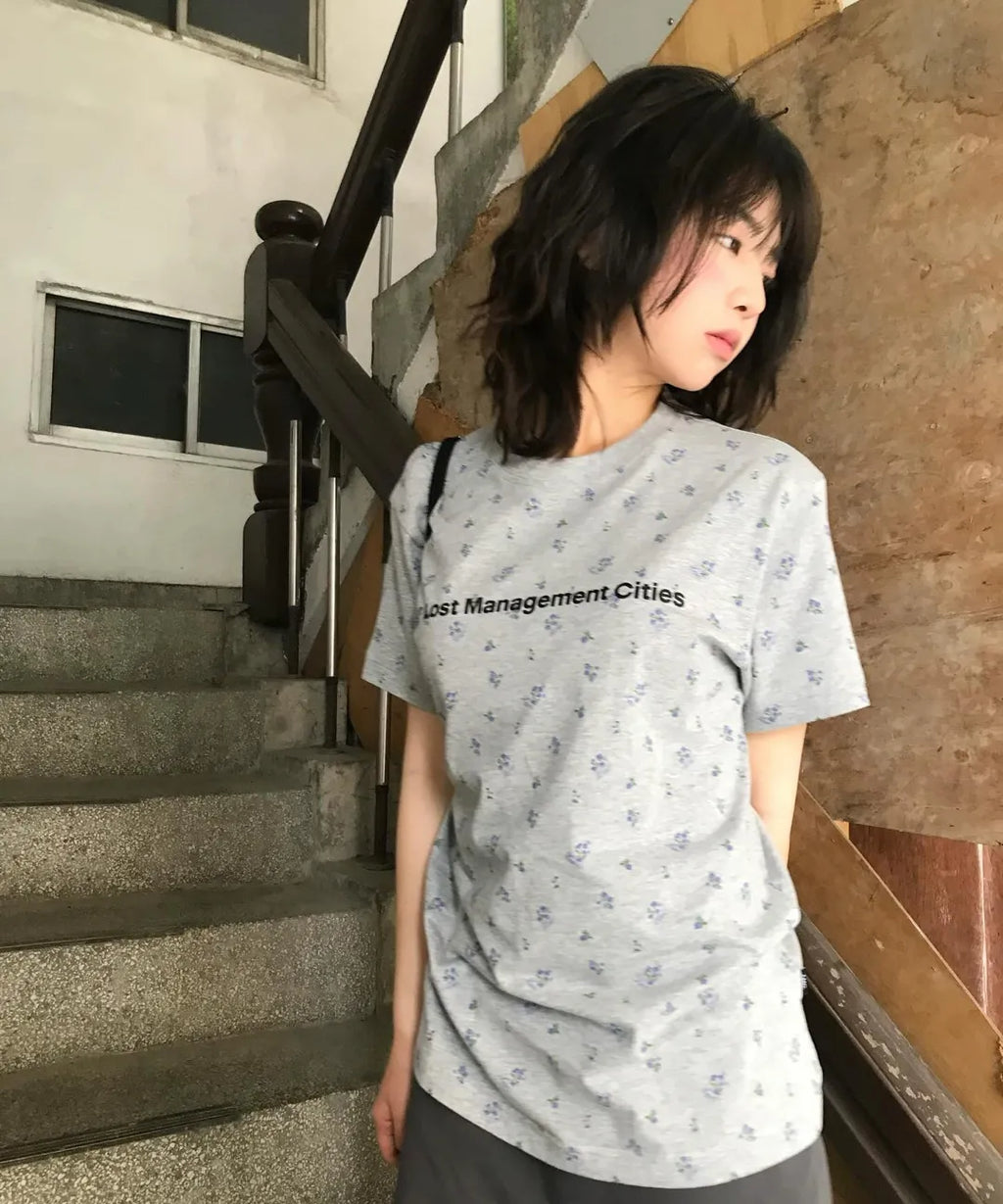 【𝘱𝘳𝘦-𝘰𝘳𝘥𝘦𝘳】LMC FN OG TEE flower white
