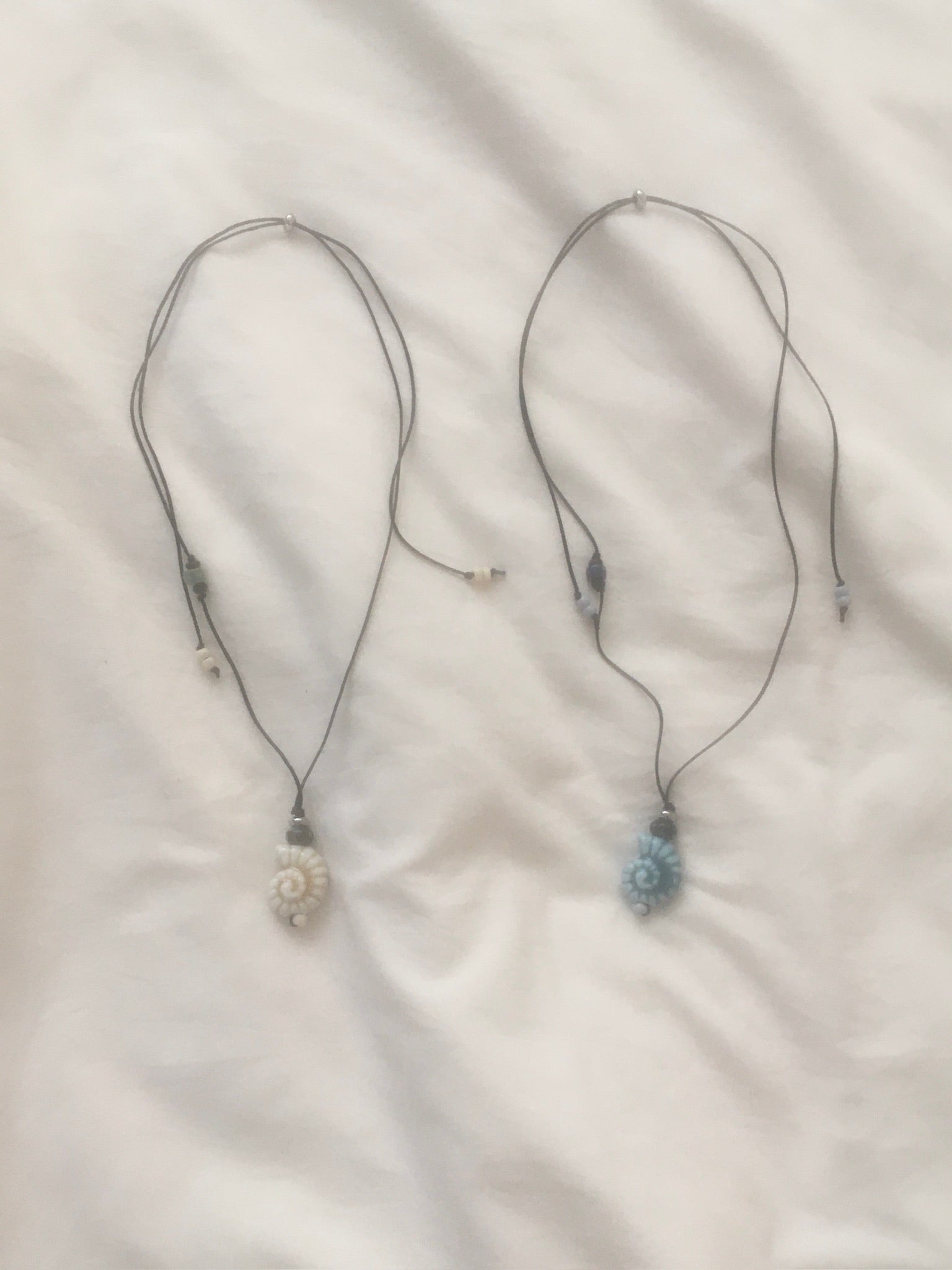 (★BEST) spiral seashell necklace
