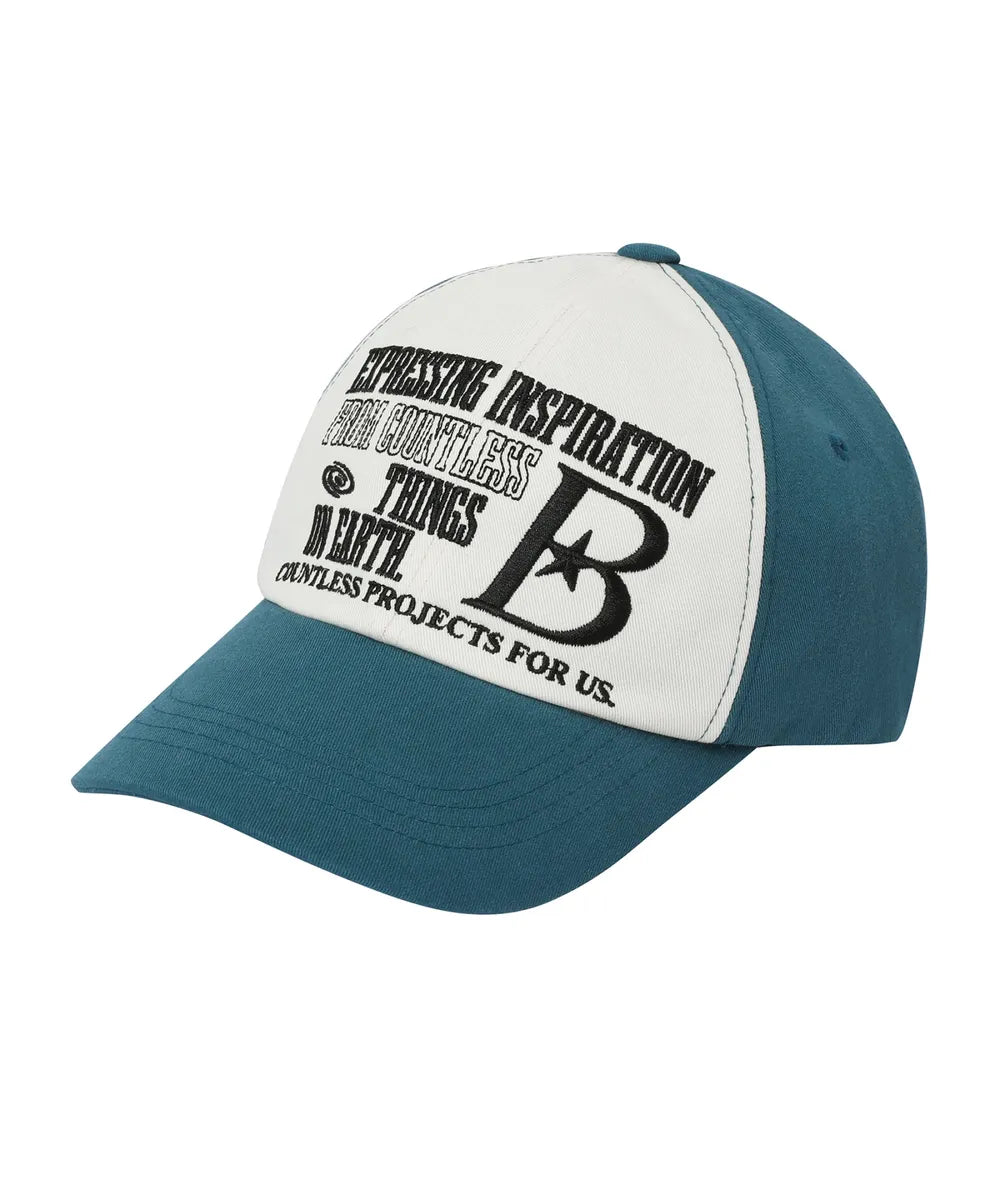 BAUF B LOGO ball cap (teal)