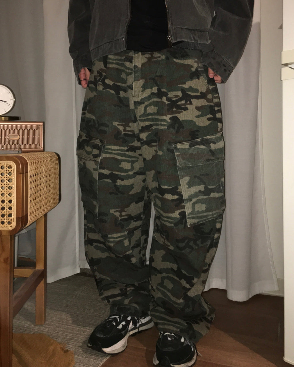 (in stock) camo work pants