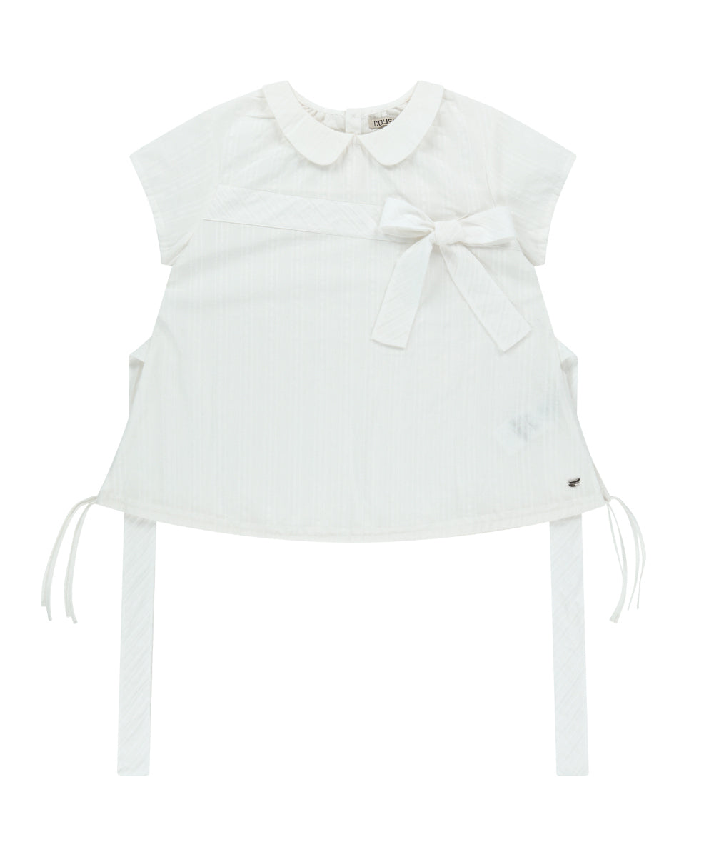 ✪【𝘱𝘳𝘦-𝘰𝘳𝘥𝘦𝘳】coyseio bow blouse (white)