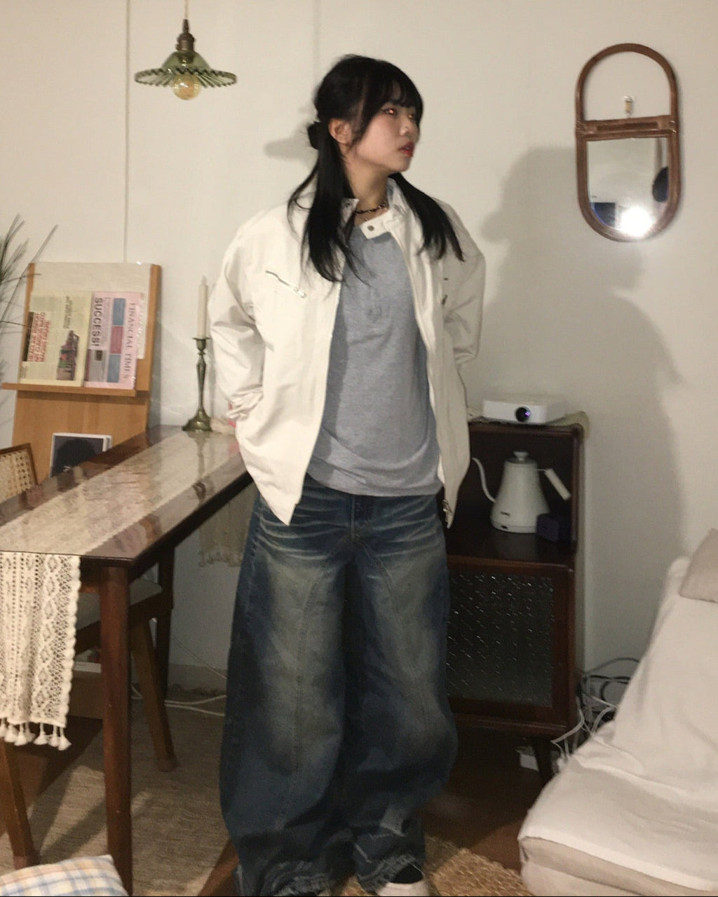 (in stock) motorstitch nylon jacket
