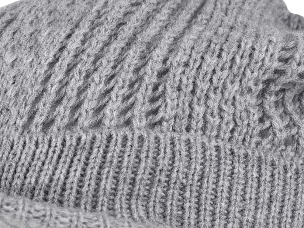 ✪【𝘱𝘳𝘦-𝘰𝘳𝘥𝘦𝘳】coyseio coy visor crochet beanie (2 color)