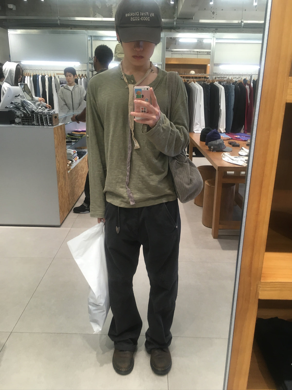 vintage flared pants (charcoal)