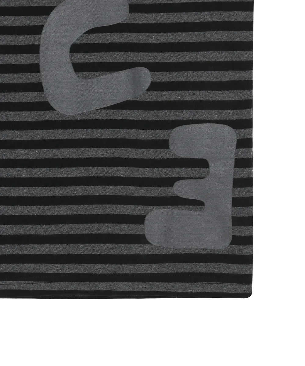 BAUF PEACE LOGO T-SHIRT (STRIPE BLACK)