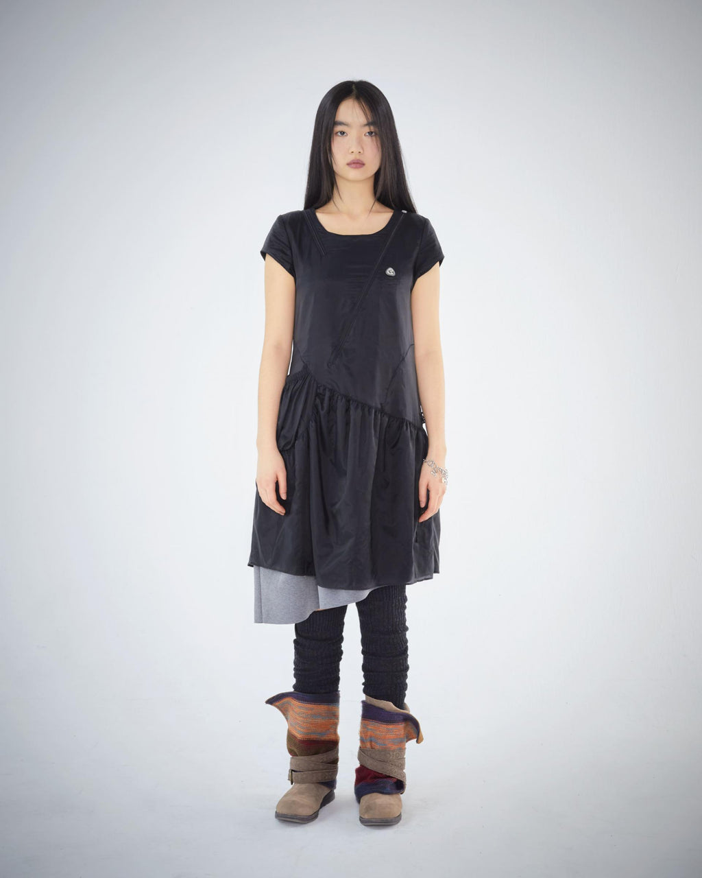 ✪【𝘱𝘳𝘦-𝘰𝘳𝘥𝘦𝘳】coyseio puff shirring one piece (2 color)