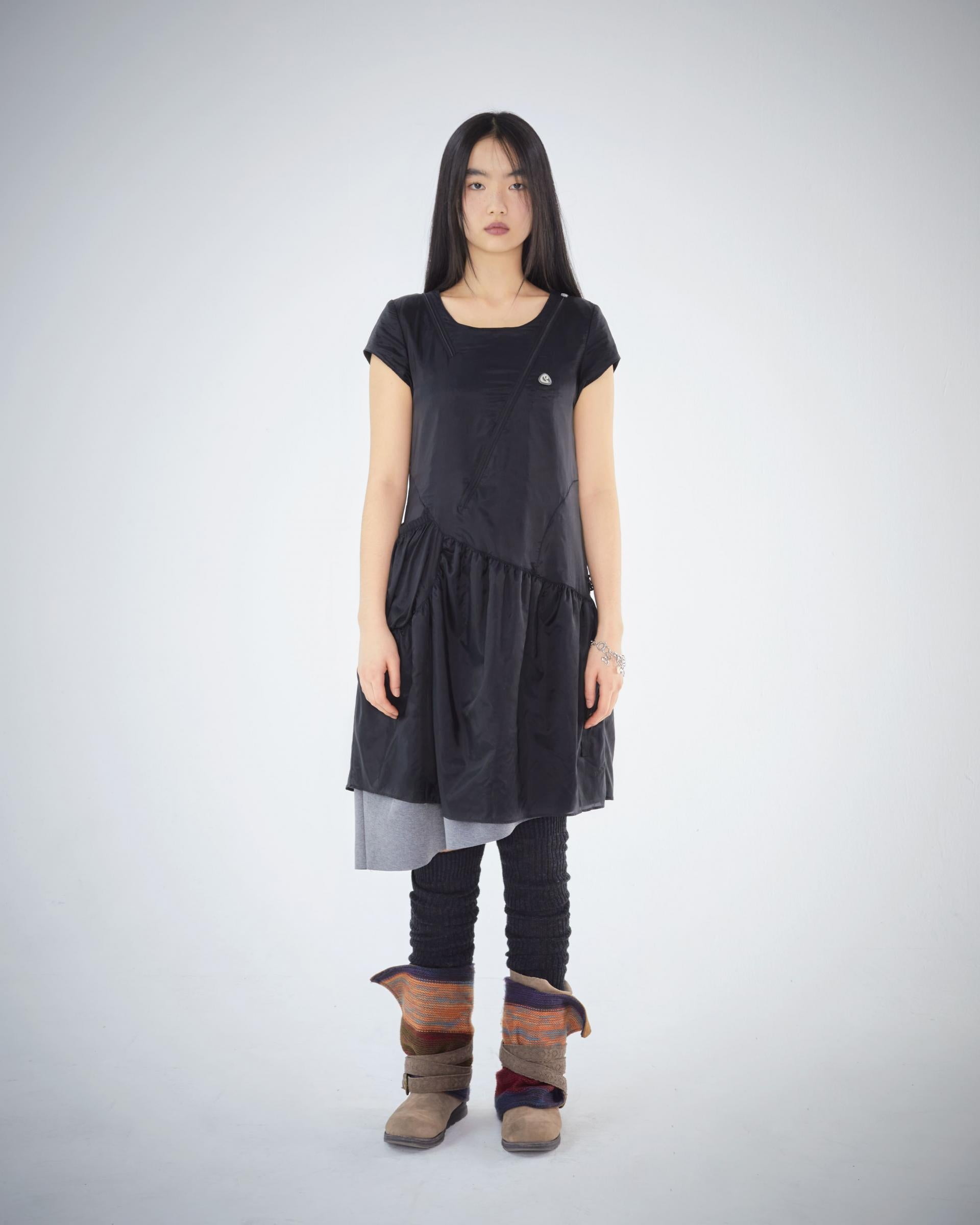 ✪【𝘱𝘳𝘦-𝘰𝘳𝘥𝘦𝘳】coyseio puff shirring one piece (2 color)