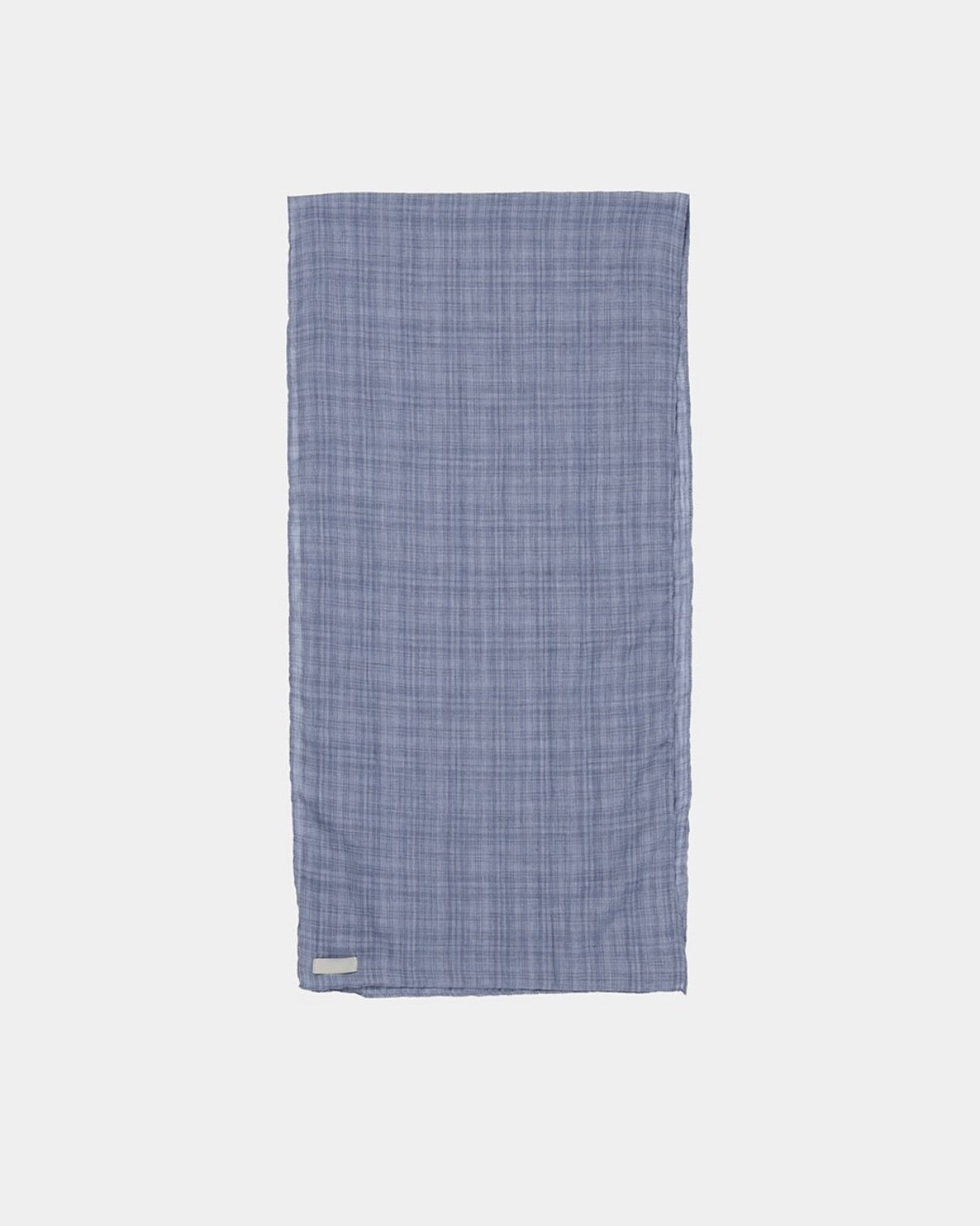 mist check scarf (charcoal)