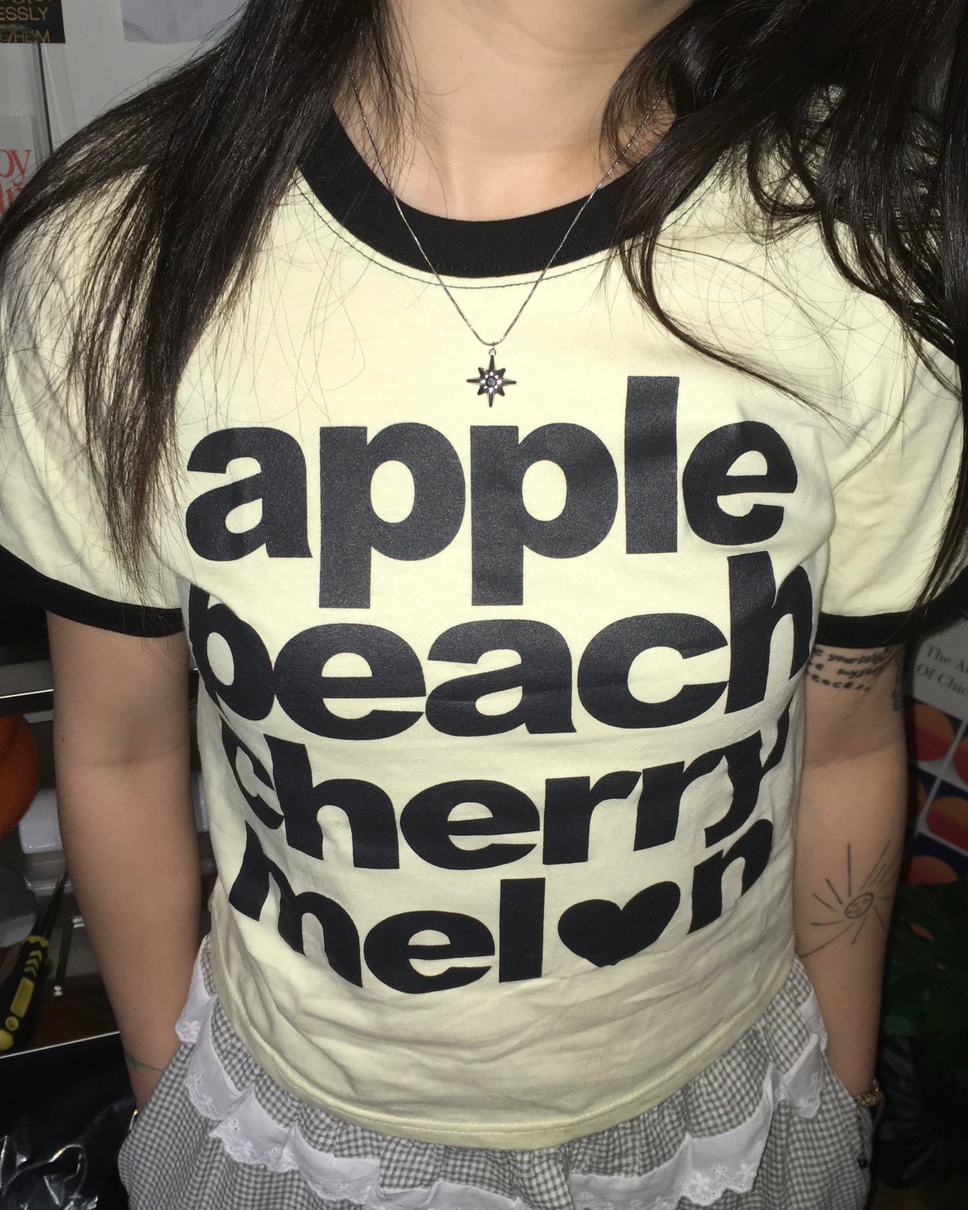 fruit ringer half tee (yellow)