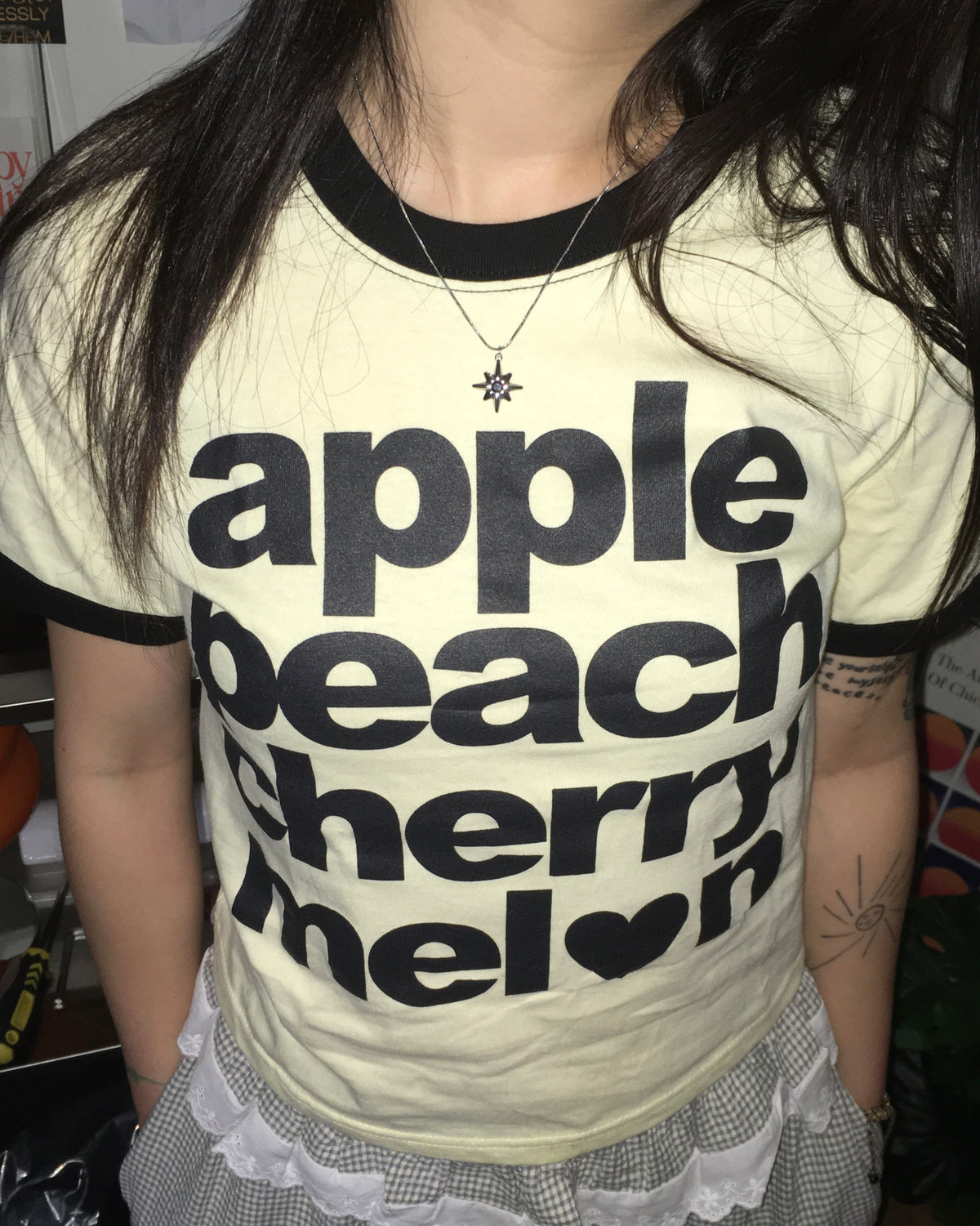 fruit ringer half tee (yellow)