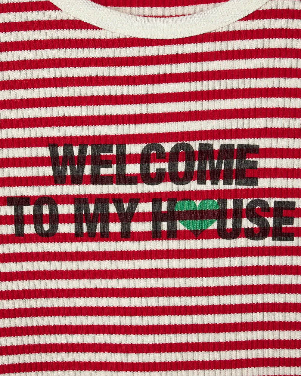 AEAE WELCOME TO MY HOUSE SLEEVELESS (RED)