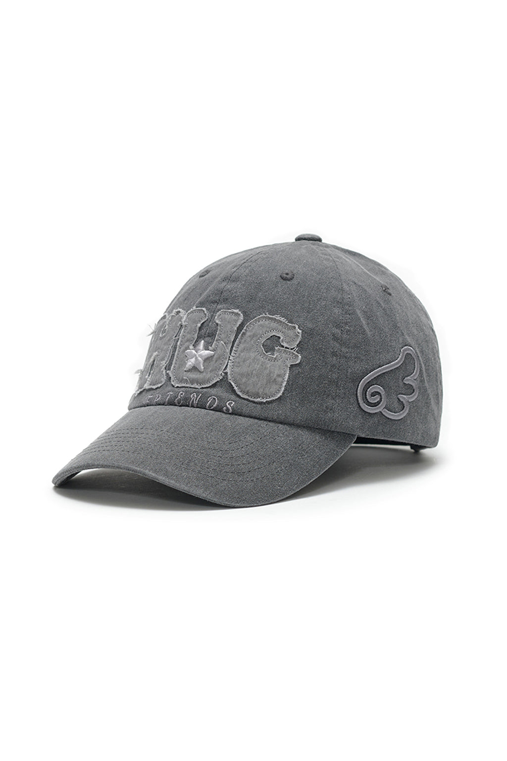HUGYOURSKIN HUG FRIENDS CAP (CHARCOAL)