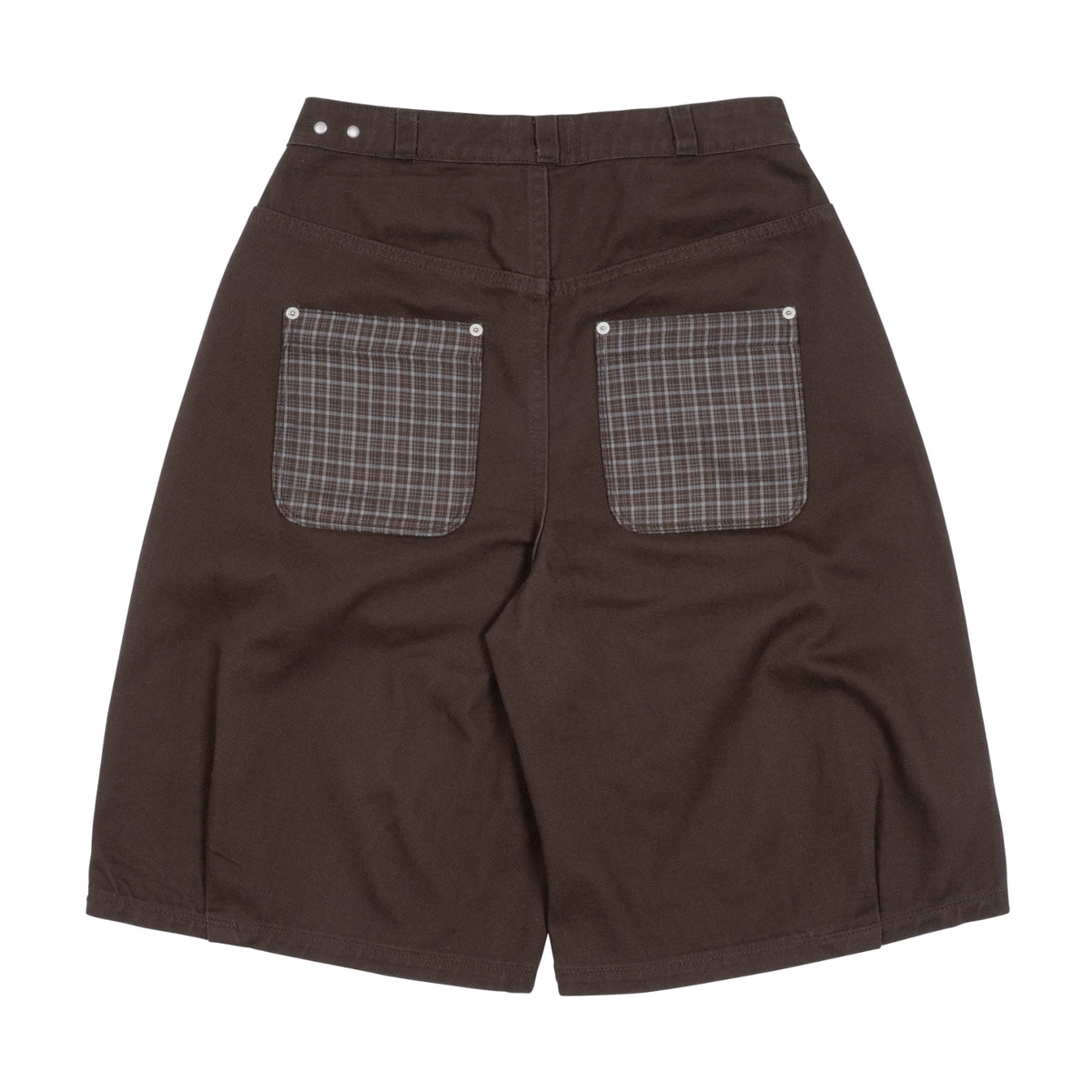 TCM CHECK POCKET HALF PANTS (BROWN)