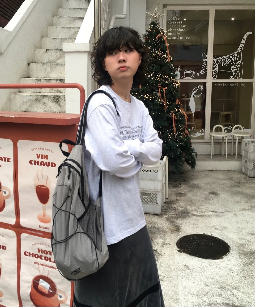 【𝘱𝘳𝘦-𝘰𝘳𝘥𝘦𝘳】LMC OVAL GLOBE STRING BACKPACK