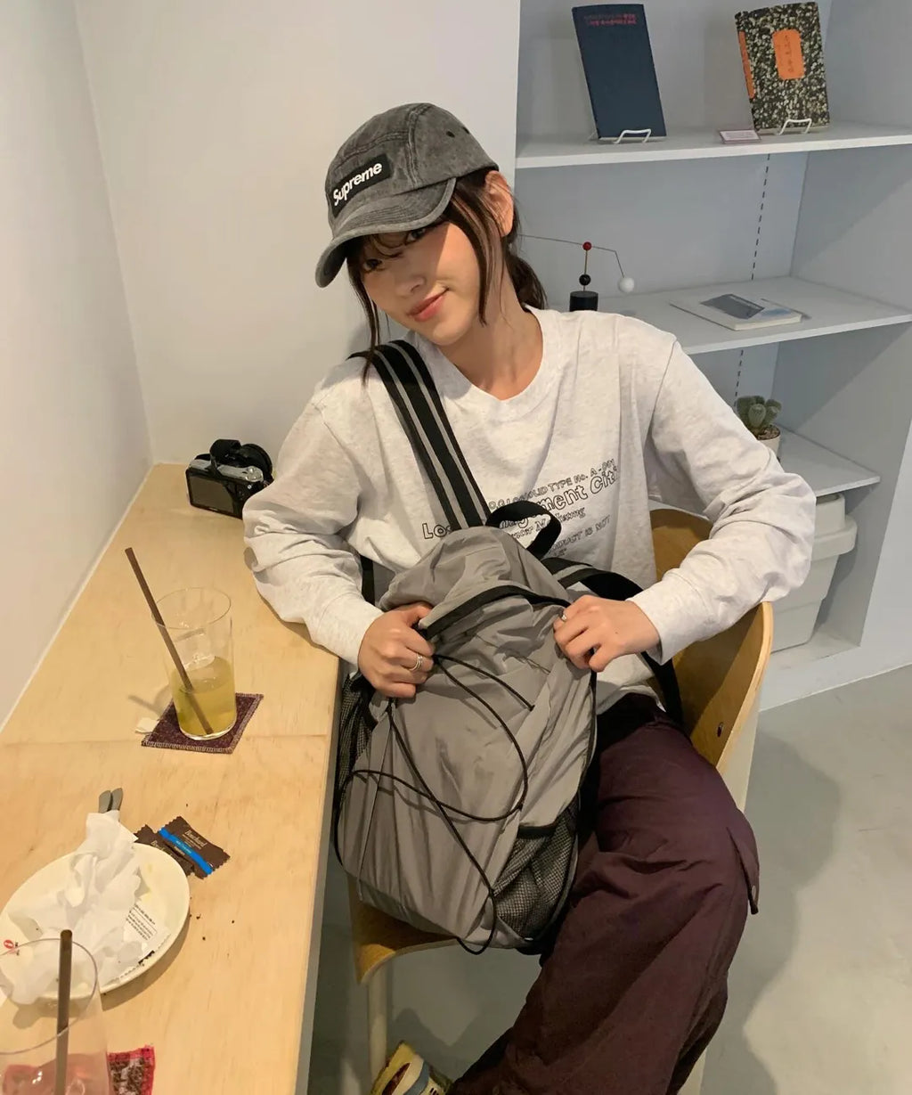 【𝘱𝘳𝘦-𝘰𝘳𝘥𝘦𝘳】LMC OVAL GLOBE STRING BACKPACK