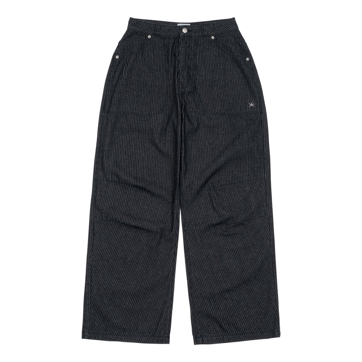 TCM STARFISH PIN STRIPE PANTS (BLACK)