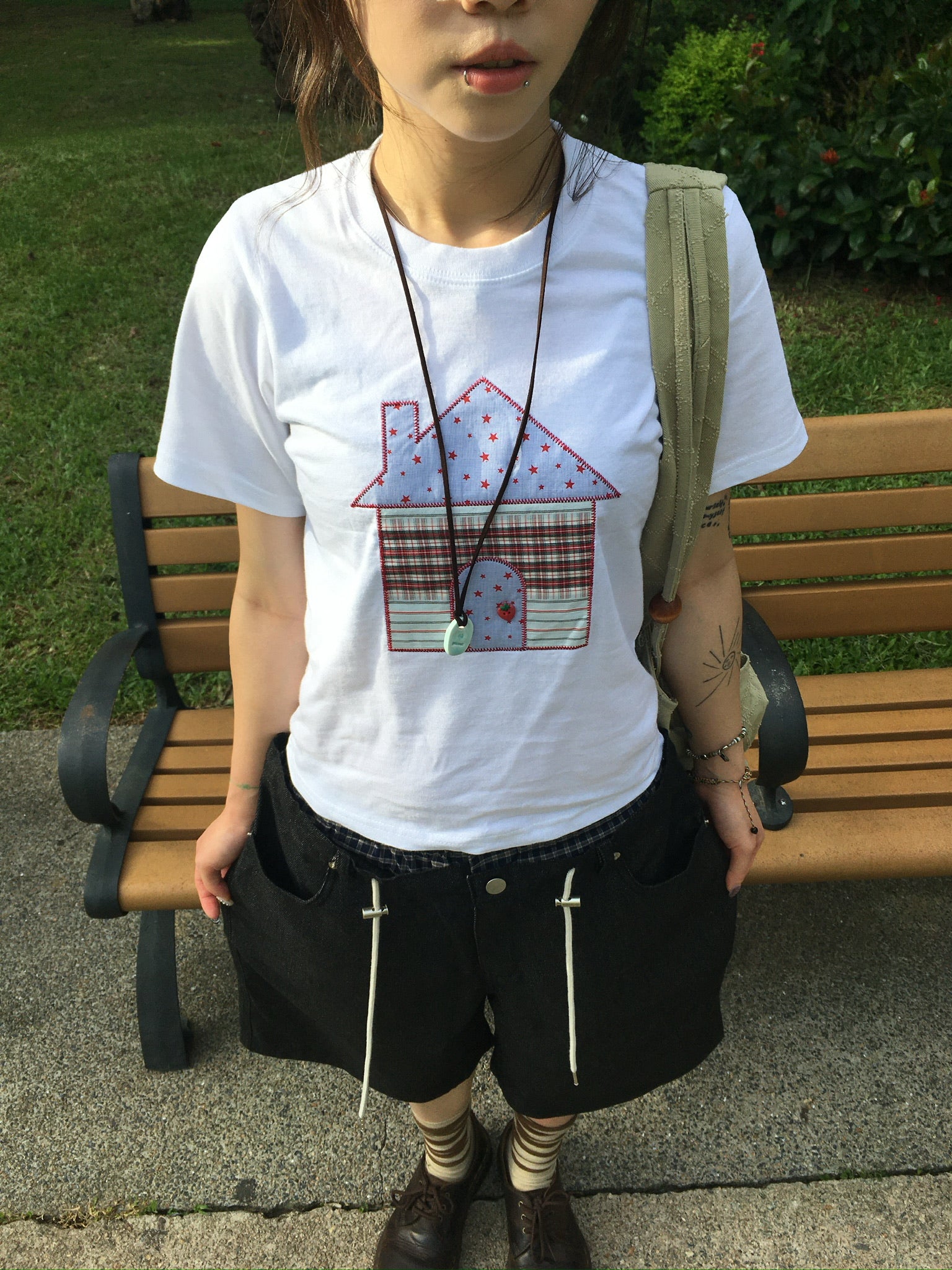 house tee (white)