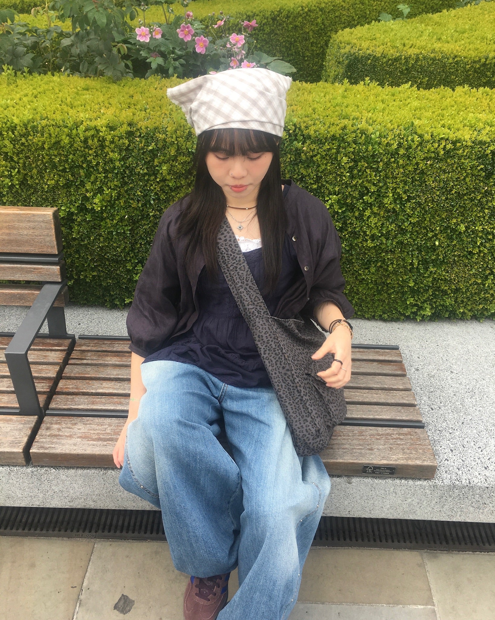 leopard shoulder bag